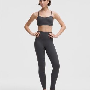 Lululemon Align No-Line Leggings 28” size 6 Coal